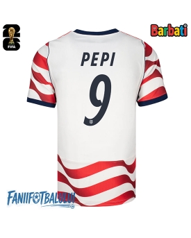 Statele Unite Ricardo Pepi #9 Tricou Fotbal Replică Mondial 2026 Barbati Acasa Statele Unite Ricardo Pepi #9 Tricou Fotbal Replică Mondial 2026 Barbati Acasa